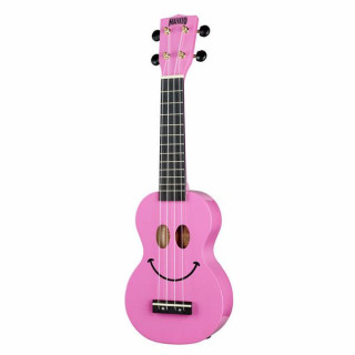 Гавайская гитара Mahalo Smiley Розовая Mahalo Smiley Ukulele Pink