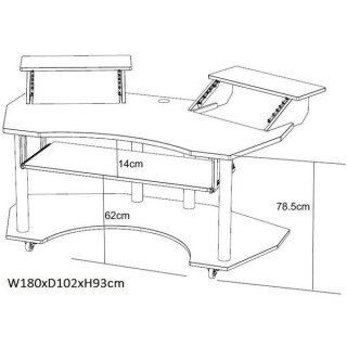 Millenium SD-180 N StudioDesk Millenium SD-180 N StudioDesk