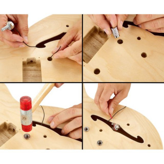 Комплект электрогитары Harley Benton в стиле HB35 Harley Benton Electric Guitar Kit HB35-Style