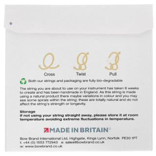 Лад Bow Brand NG 1st C Gut  Струна №3 Bow Brand NG 1st C Gut Harp String No.3