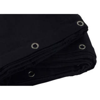 Stairville Штора 160г/м² 4.0x6.0м Чёрная Stairville Curtain 160g/m² 4.0x6.0m Bk