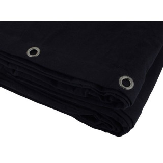 Stairville Штора 160г/м² 4.0x6.0м Чёрная Stairville Curtain 160g/m² 4.0x6.0m Bk