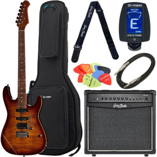 Электрогитара Harley Benton Fusion-III HSS Roasted FBB Bundle №556640 (Комплект)