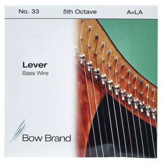 Струна для арфы Bow Brand BW 5th A Harp Bass Wire No.33 Bow Brand BW 5th A Harp Bass Wire No.33