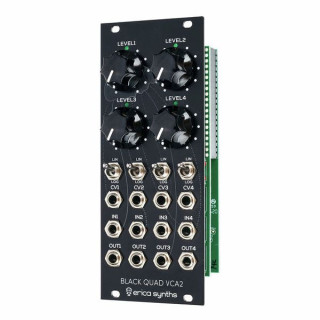 Синтезаторы Erica Black Quad VCA V2 Erica Synths Black Quad VCA V2