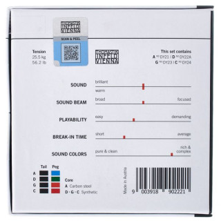 Thomastik DY200 Dynamo Виолончель 4/4 Thomastik DY200 Dynamo Viola 4/4