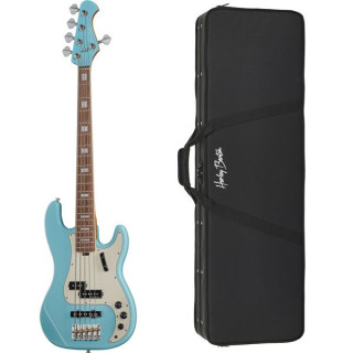 Бас-гитара Harley Benton MV-5PJ Daphne Blue Bundle №597064 (Комплект)