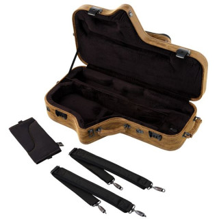 Кейс для саксофона Rampone & Cazzani Deluxe Двойной (альт/сопрано)  BG Rampone & Cazzani Deluxe Double Case Alt/Sop BG