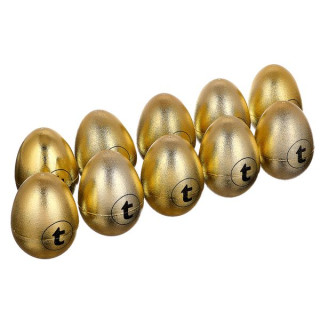 Tavmusic.ru Яйцедробитель в наборе 10 шт., золотой Thomann Egg Shaker Set 10 pcs Gold