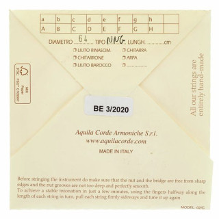 Струна для лютни Aquila 64NNG New Nylgut Lute String Aquila 64NNG New Nylgut Lute String