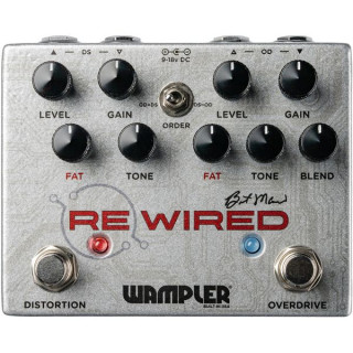Wampler перепрограммировал Brent Mason Overd/Dist Wampler ReWired Brent Mason Overd/Dist