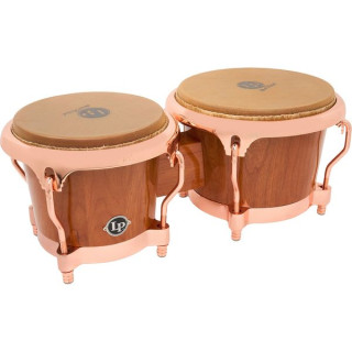 LP винтажные конго из красного дерева с медными ободами LP Cherry Wood Copper Bongos