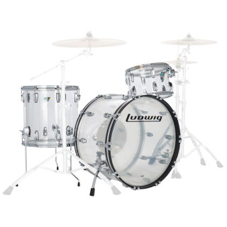Ludwig Vistalite ProBeat Set Клеаr Ludwig Vistalite ProBeat Set Clear