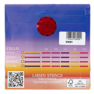 Струна для виолончели Larsen Aurora Cello G String 1/4 Med. Larsen Aurora Cello G String 1/4 Med.