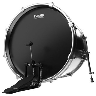 Пластик для бас-барабана Evans 22" Hydraulic Black Bass Drum Evans 22" Hydraulic Black Bass Drum
