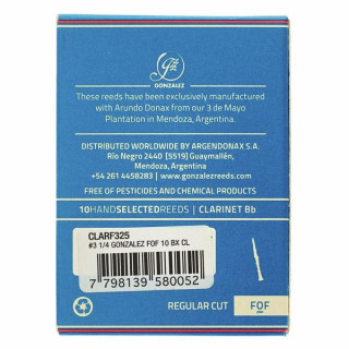 Гонсалес ФОФ Вв кларнет 3.25 Gonzalez FOF Bb Clarinet 3.25