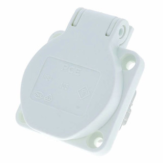 Розетка PCE 105-0w S-Nova белая PCE 105-0w S-Nova Socket White