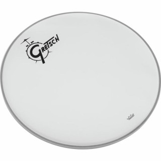Пластик для бас-барабана Gretsch Drums 22" Bass Drum Head WH w/Logo Gretsch Drums 22" Bass Drum Head WH w/Logo