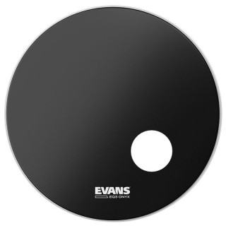 Пластик для бас-барабана Evans 20" Onyx Resonant Bass Drum Evans 20" Onyx Resonant Bass Drum