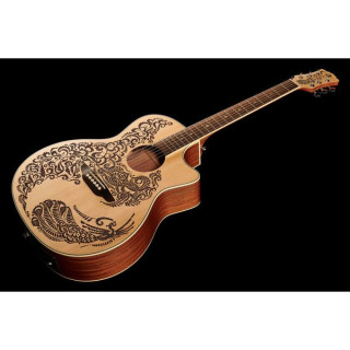 Луна гитары Henna Paradise A/E Сpruce Luna Guitars Henna Paradise A/E Spruce