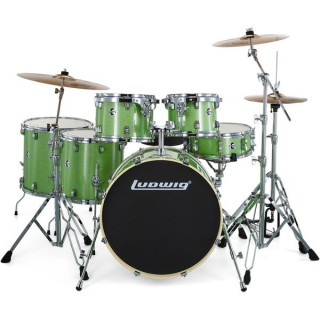 Комплект Ludwig Evolution 22" 6шт Мятный Набор №590821 Ludwig Evolution Bundle 22" 6pc Mint Bundle №590821