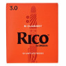 Трости для кларнета DAddario Woodwinds Rico Bb- Clar 3.0 DAddario Woodwinds Rico Bb- Clar 3.0