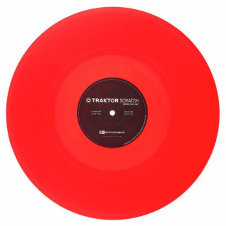 Native Instruments Traktor Scratch винил красный MkII Native Instruments Traktor Scratch Vinyl Red MkII