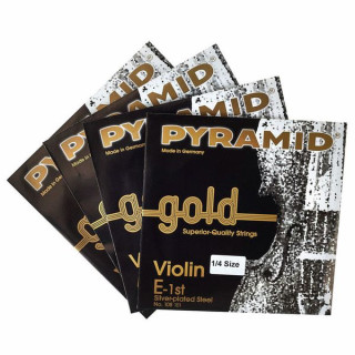 Струны для скрипки Pyramid Gold Violin Strings 1/4 Pyramid Gold Violin Strings 1/4