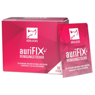 Чистящие салфетки Hörluchs auriFIX 30 Hörluchs auriFIX cleaning cloths 30