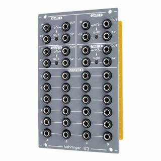 Eurorack модуль Behringer 173 Quad Gate/Multiples Behringer 173 Quad Gate/Multiples