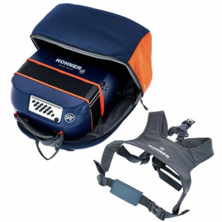 Пуговица-аккордеон Hohner XS синяя Hohner XS Accordion Button blue