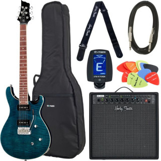 Электрогитара Harley Benton CST-24T P90 Ocean Flame Bundle №566790 (Комплект)
