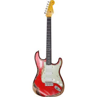 Фендер 61 Стрэт SHR Красное Блеск 3TSB Fender 61 Strat SHR Red Sparkle 3TSB