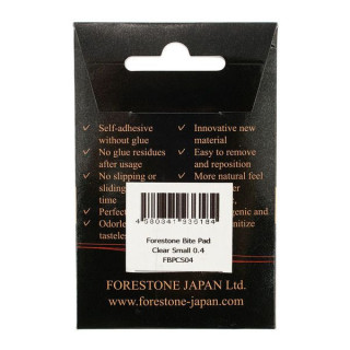 Накладка на мундштук Forestone Прозрачная, маленькая Forestone Mouthpiece Patch Clear Small