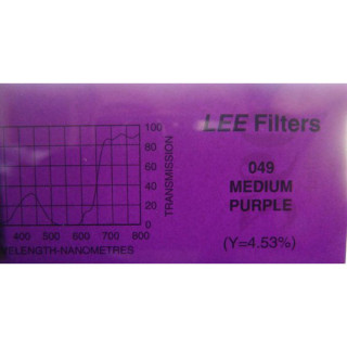 Светофильтр Lee Colour Filter 049 Med. Purple Lee Colour Filter 049 Med. Purple