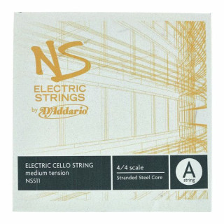 Электрическая виолончель Daddario NS511 со струной Daddario NS511 Electric Cello A String