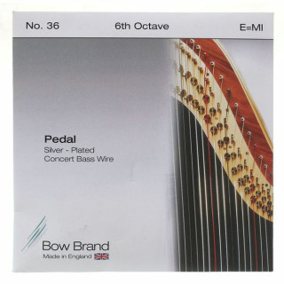 Фирменная педаль Bow BW Silver 6th E №36 Bow Brand Pedal BW Silver 6th E No.36