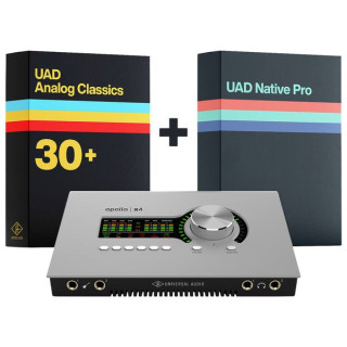 Юниверсал Аудио Аполло Х4 Gen2 Native Pro Бунд Набор №650082 Universal Audio Apollo X4 Gen2 Native Pro Bund Bundle №650082