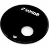 Передняя головка Sonor 24" черная с отверстием Sonor 24" Front Head Black with Hole