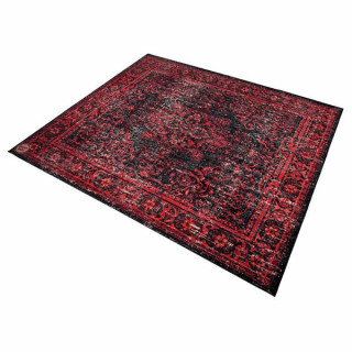 Винтажный барабанный коврик Drum N Base Черно-красный Drum N Base Vintage Drum Rug Black-Red