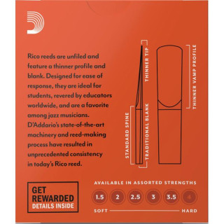 Даддарио Деревянные духовые инструменты Rico Eb Кларнет 2.0 DAddario Woodwinds Rico Eb Clarinet 2.0