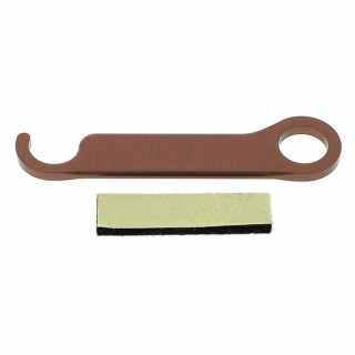 Алюминиевый гитарный замок Bulldog Бронзовый Bulldog Aluminum Guitar Lock Bronze