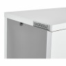 Великолепная коробка для записей 55 белого цвета Glorious Record Box 55 white