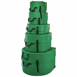 Жесткий футляр HFUSION2 F.Комплект на подкладке D.Зеленый Hardcase HFUSION2 F.Lined Set D.Green