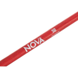 Вик Фирth 5BNR Нова Хікері Нільон Червоний Vic Firth 5BNR Nova Hickory Nylon Red