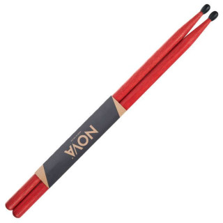 Вик Фирth 5BNR Нова Хікері Нільон Червоний Vic Firth 5BNR Nova Hickory Nylon Red