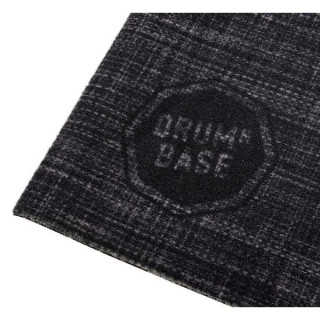 Основа Drum N, вытканная сзади из черного барабанного коврика Drum N Base Woven Back in Black Drum Rug