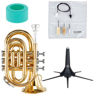 Thomann TR 5 Bb-Карманная труба Набор №523488 Thomann TR 5 Bb-Pocket Trumpet Bundle №523488
