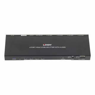 Lindy 4-портовый HDMI 18G сплиттер Lindy 4 Port HDMI 18G Splitter