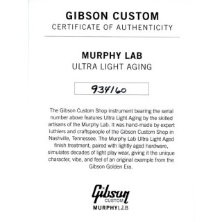 Gibson Les Paul 59 HPT TB #1 Gibson Les Paul 59 HPT TB #1